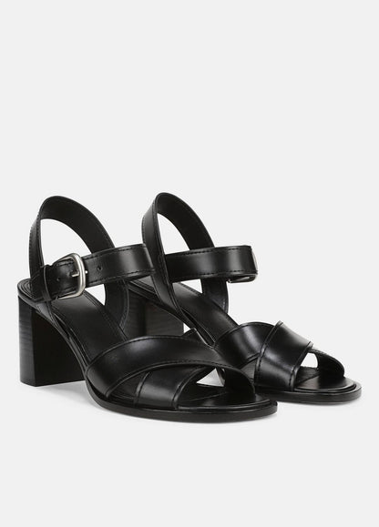 VINCE Women Salma Leather Heeled Sandal in Heels