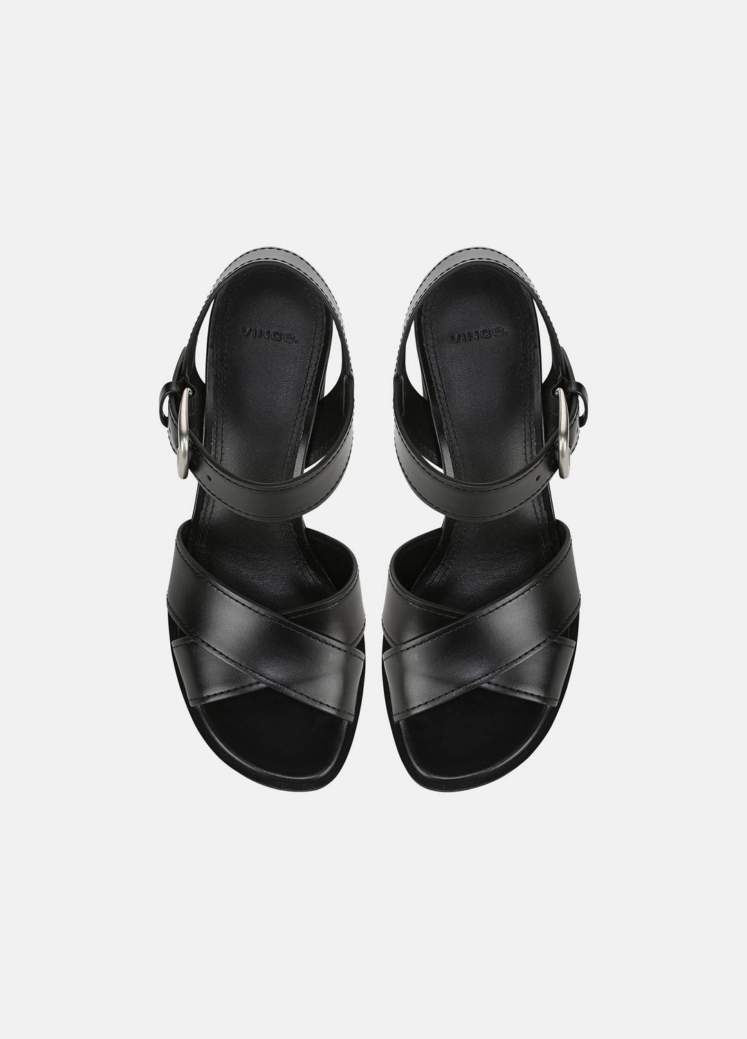 VINCE Women Salma Leather Heeled Sandal in Heels