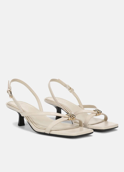 VINCE Women Tali Leather Slingback Sandal in Heels