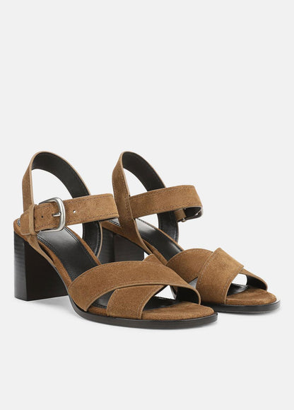 VINCE Women Salma Suede Heeled Sandal in Heels