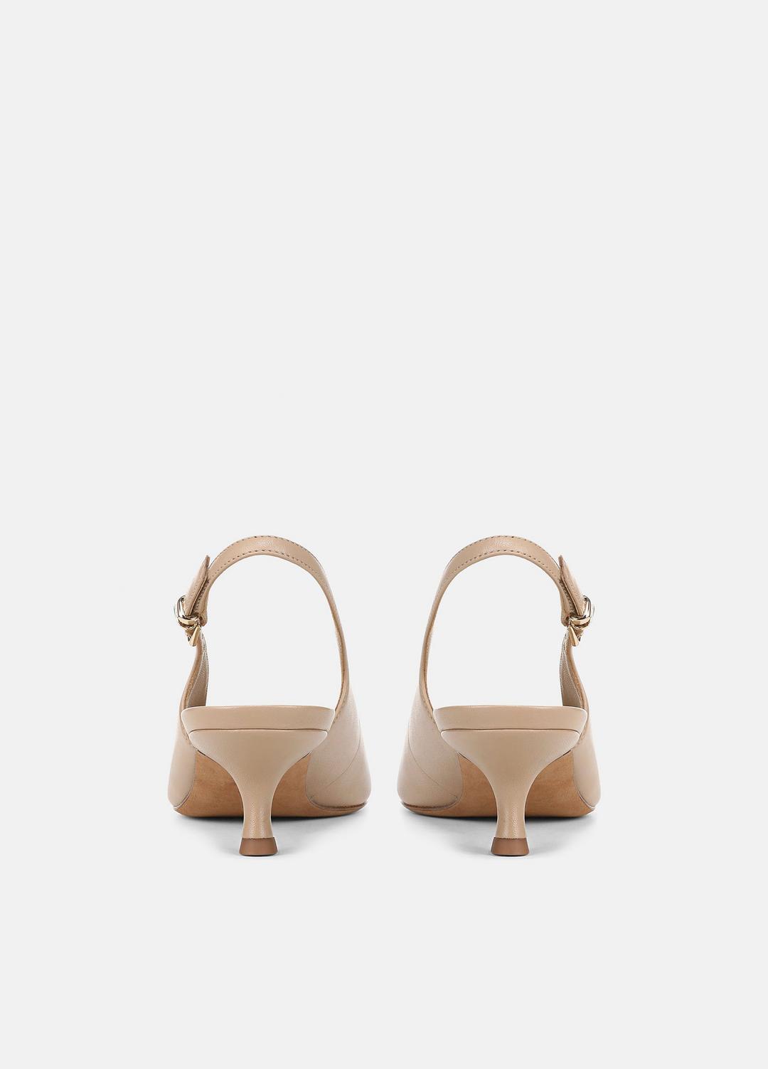 VINCE Women Sabra Leather Slingback Heel in Heels