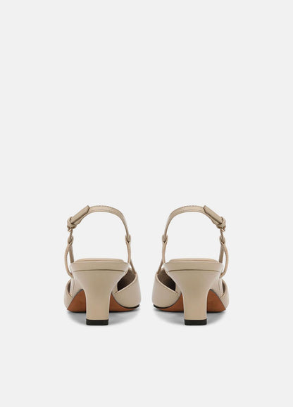 VINCE Women Levvy Leather Slingback Heel in Heels