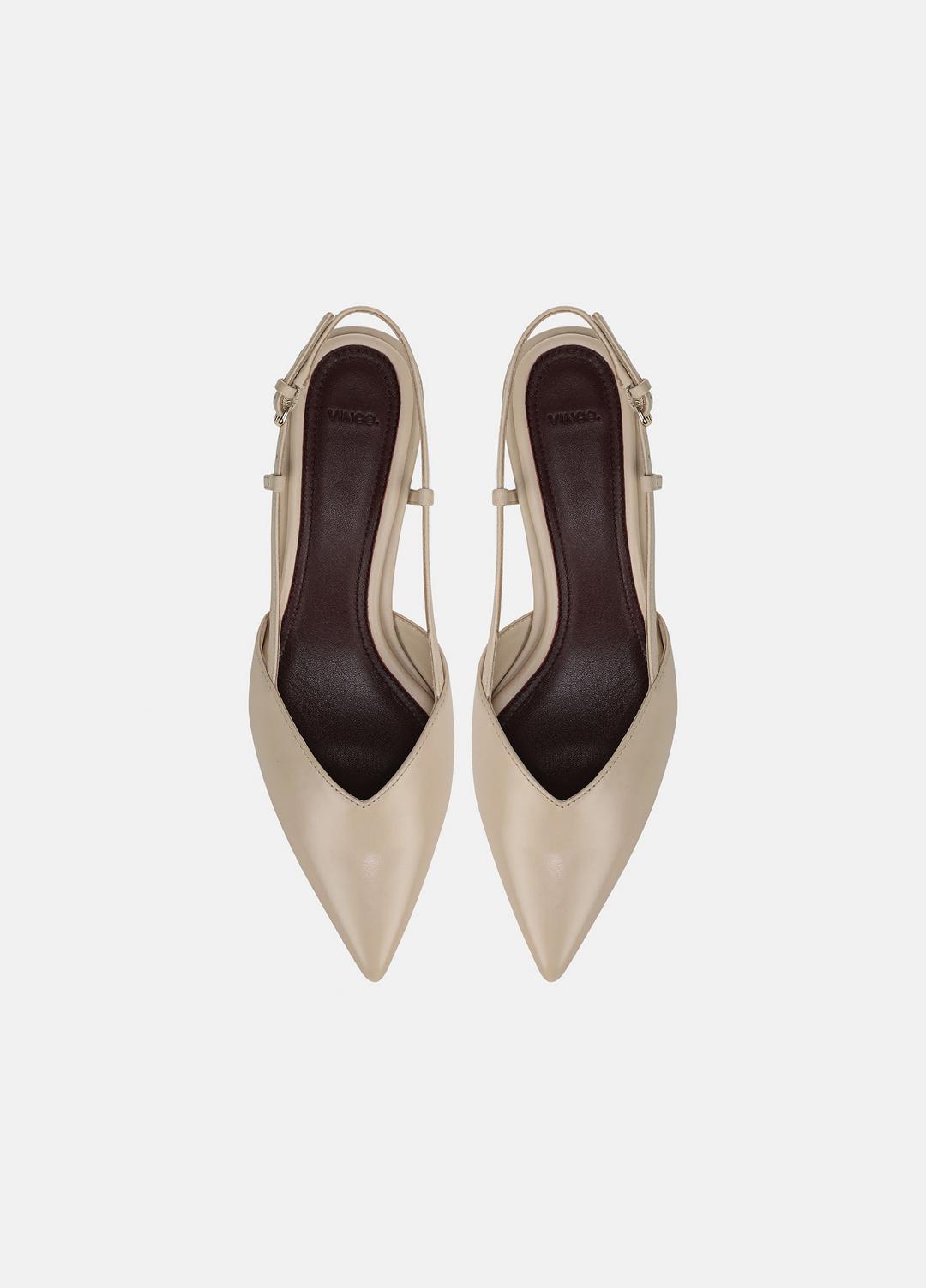 VINCE Women Levvy Leather Slingback Heel in Heels