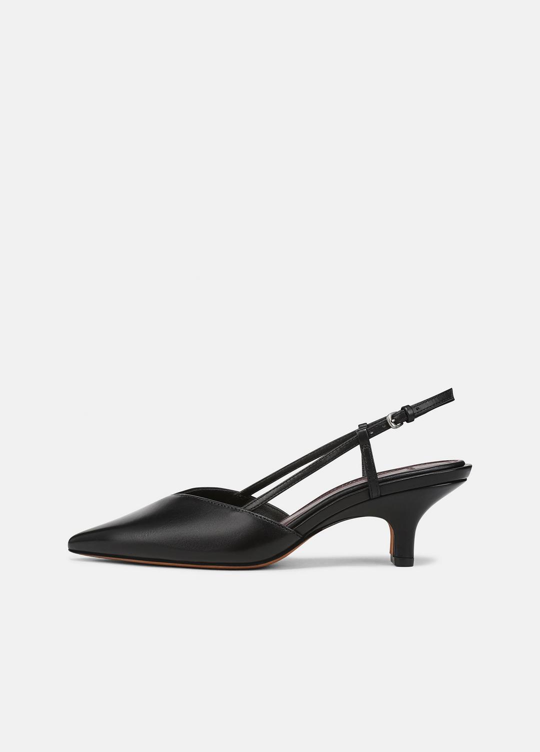 VINCE Women Levvy Leather Slingback Heel in Heels
