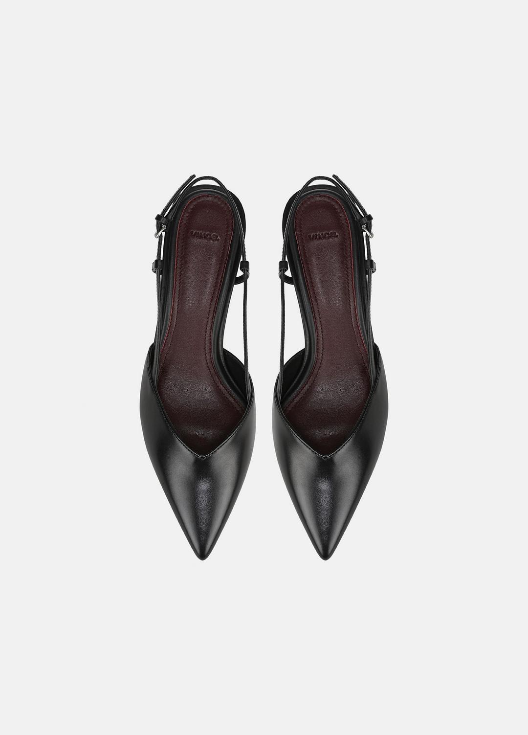 VINCE Women Levvy Leather Slingback Heel in Heels