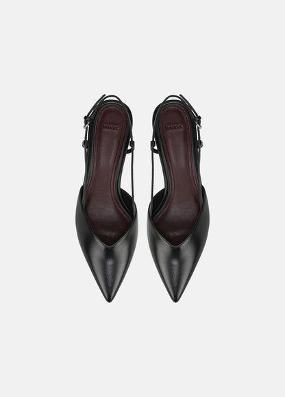 VINCE Women Levvy Leather Slingback Heel in Heels