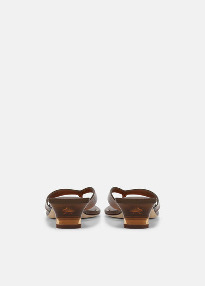 VINCE Women San Juan Jelly Heeled Thong Sandal in Sandals
