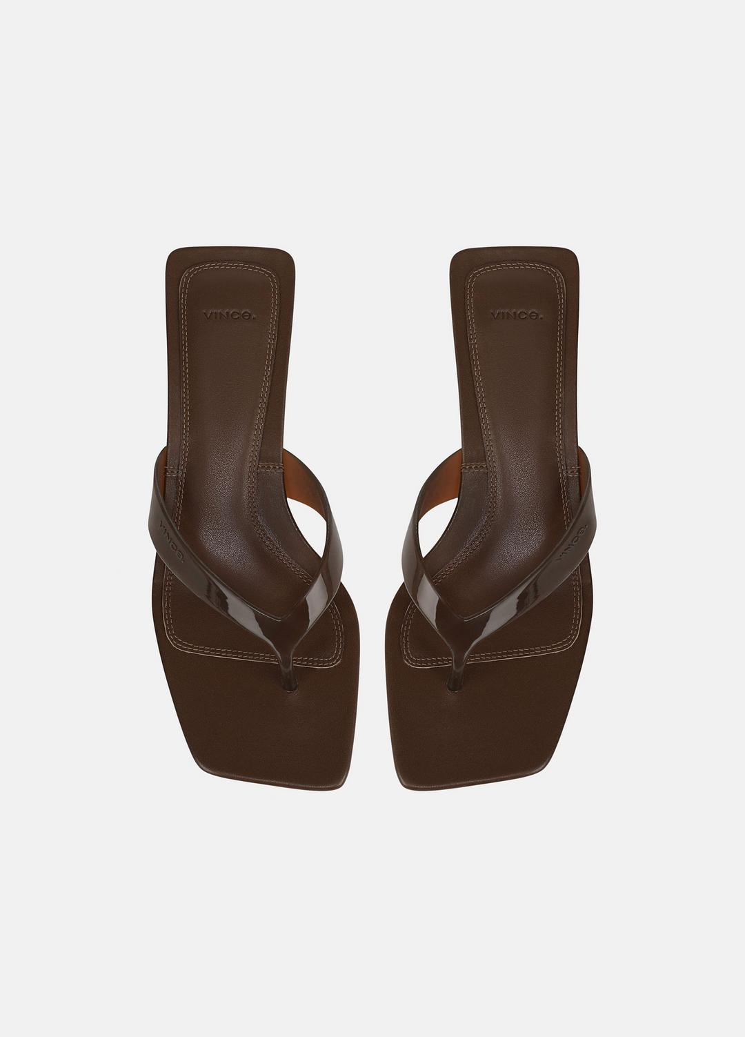 VINCE Women San Juan Jelly Heeled Thong Sandal in Sandals