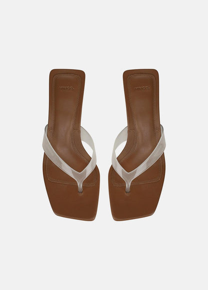 VINCE Women San Juan Jelly Heeled Thong Sandal in Sandals