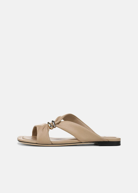 VINCE Women Vilma Leather Slide Sandal in Sandals