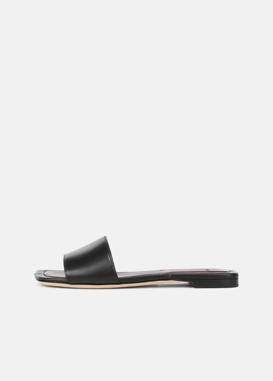 VINCE Women Valeria Leather Slide Sandal in Sandals