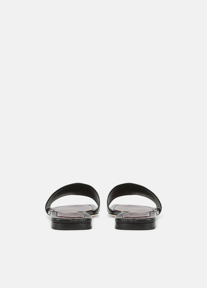 VINCE Women Valeria Leather Slide Sandal in Sandals
