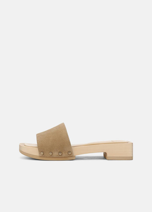 VINCE Women Barbara Suede Slide Sandal in Sandals