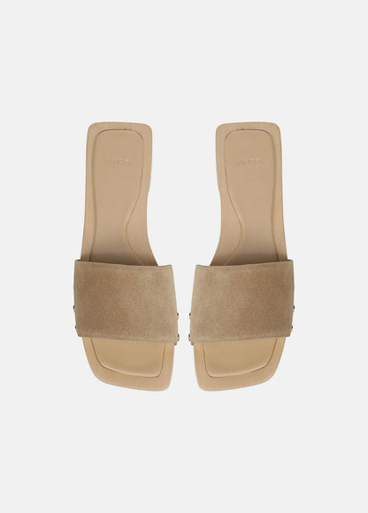 VINCE Women Barbara Suede Slide Sandal in Sandals