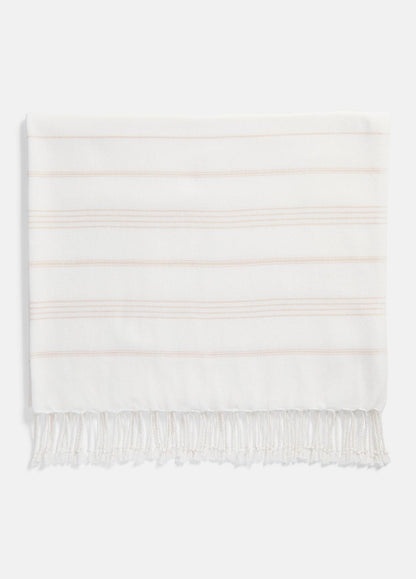 VINCE Women Stripe Cotton-Cashmere Wrap in Scarves & Hats