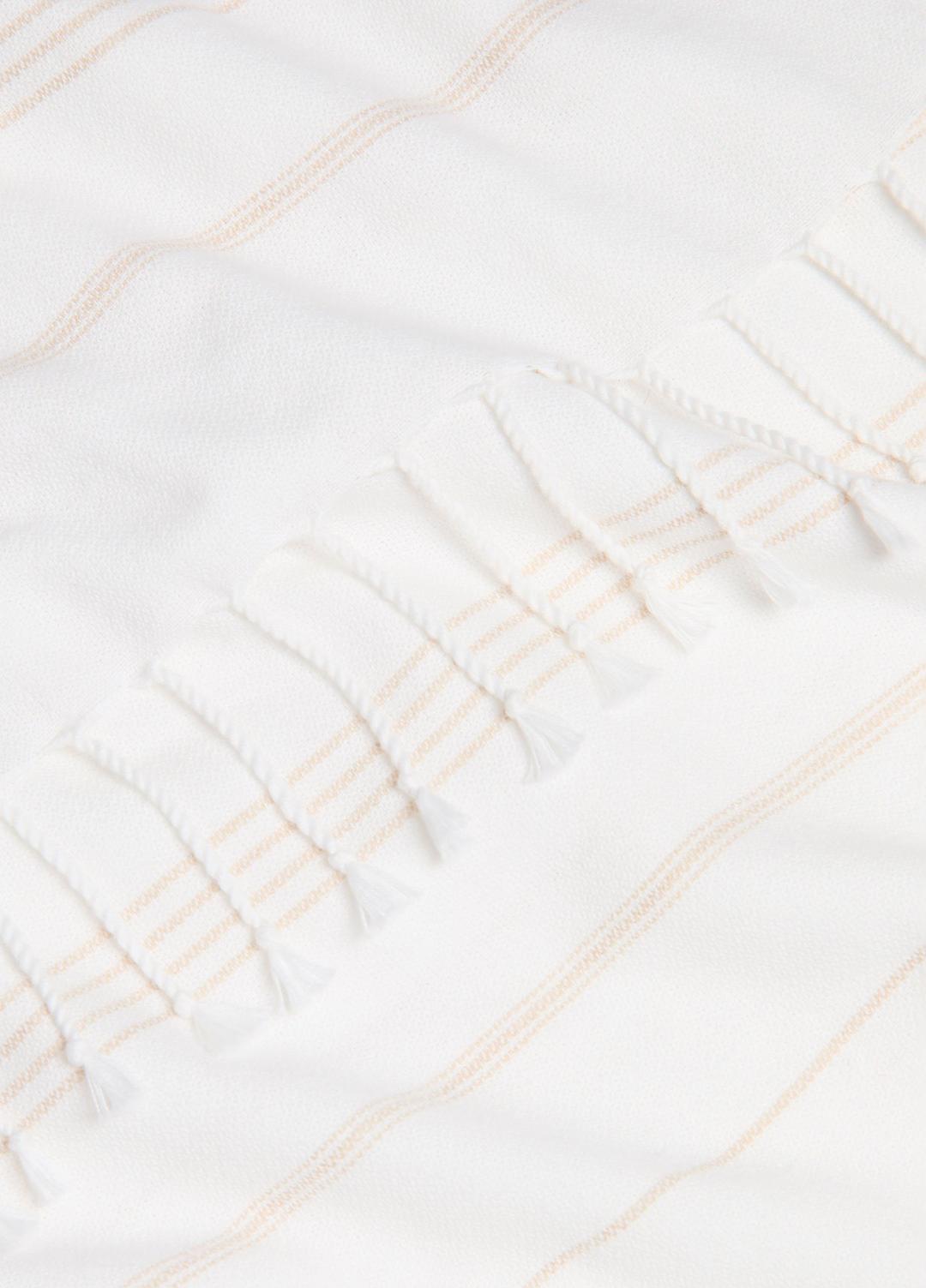 VINCE Women Stripe Cotton-Cashmere Wrap in Scarves & Hats