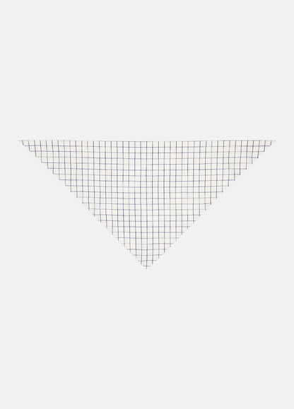 VINCE Women Trellis Plaid Cotton-Blend Headkerchief in Scarves & Hats