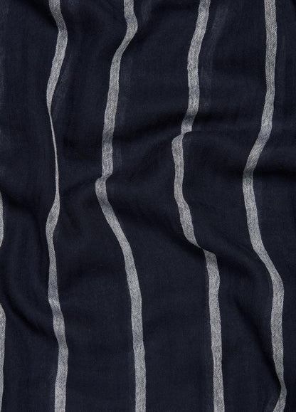 VINCE Women Cotton Gauze Awning Stripe Scarf in Scarves & Hats