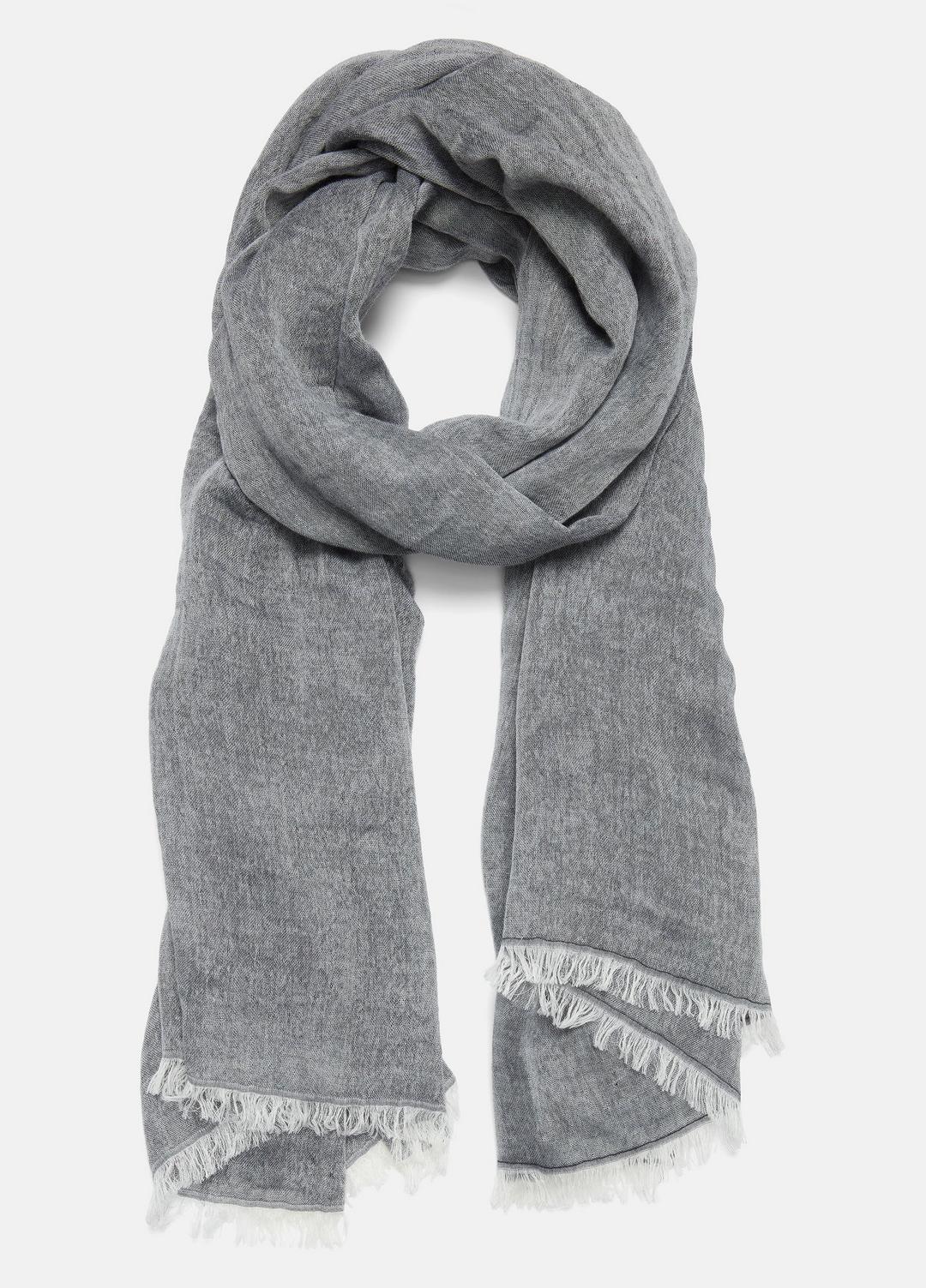 VINCE Women Cotton Gauze Bi-Color Scarf in Scarves & Hats