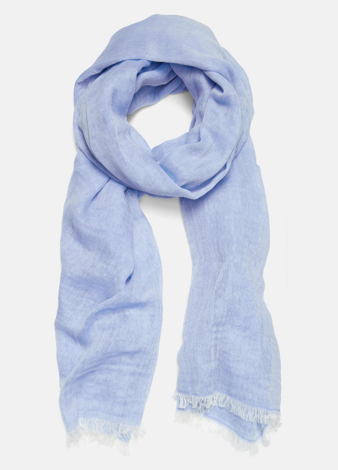VINCE Women Cotton Gauze Bi-Color Scarf in Scarves & Hats