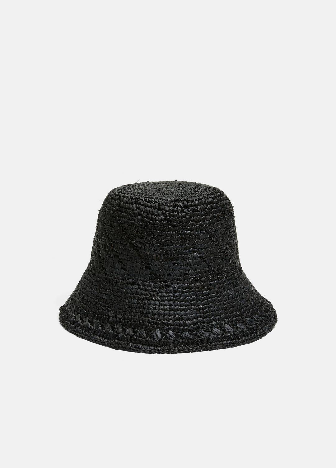 VINCE Women Straw Bucket Hat in Scarves & Hats