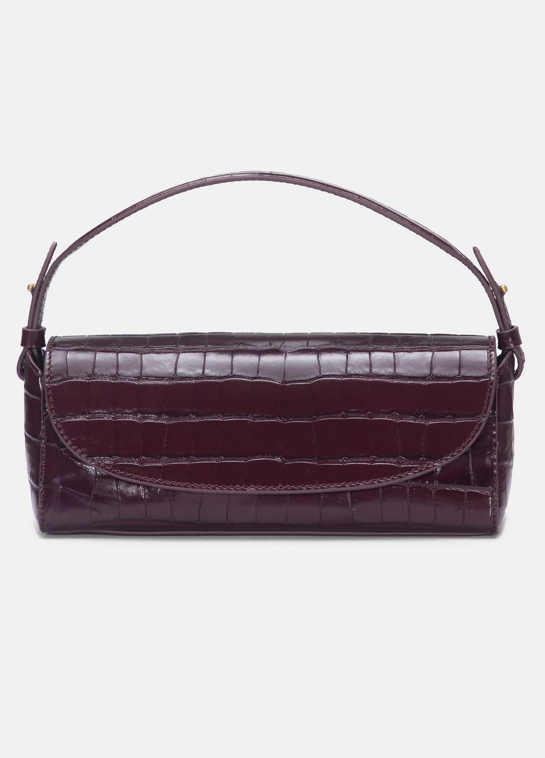 VINCE Women Sabrina Croc-Embossed Leather Mini Top-Handle Bag in Handbags