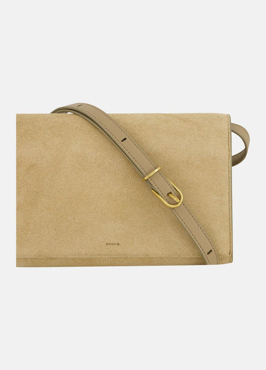VINCE Women Suede Crossbody Wallet in Leather & Suede