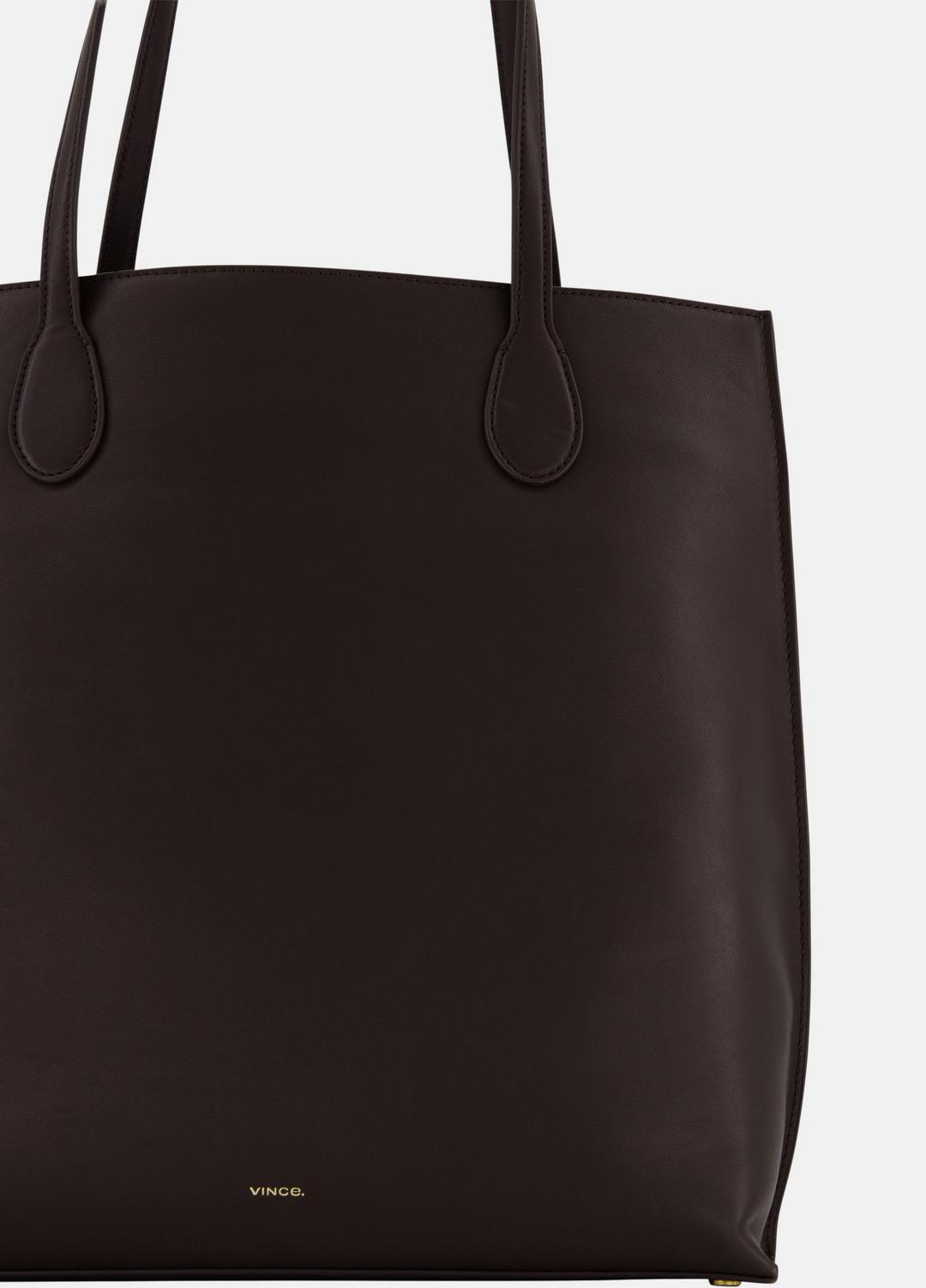 VINCE Women Athene Nappa Leather Tote in Handbags