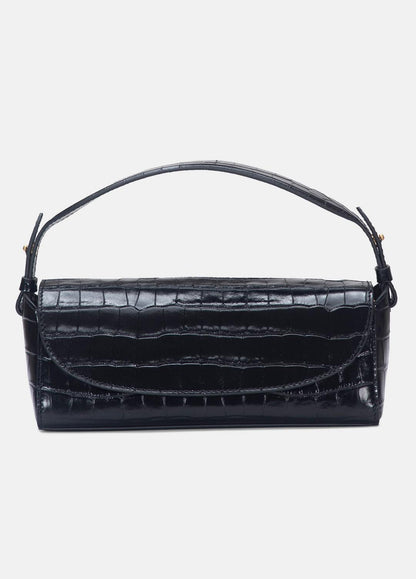 VINCE Women Sabrina Croc-Embossed Leather Mini Top-Handle Bag in Handbags