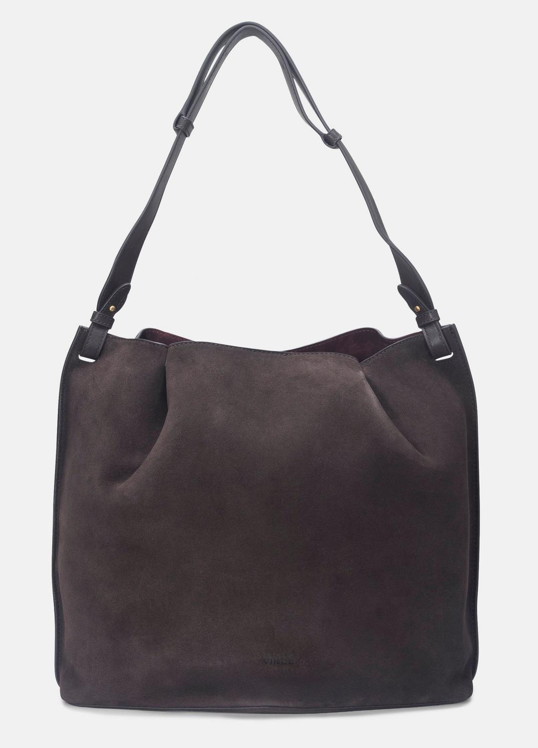 VINCE Women Ava Leather Bucket Bag in Handbags