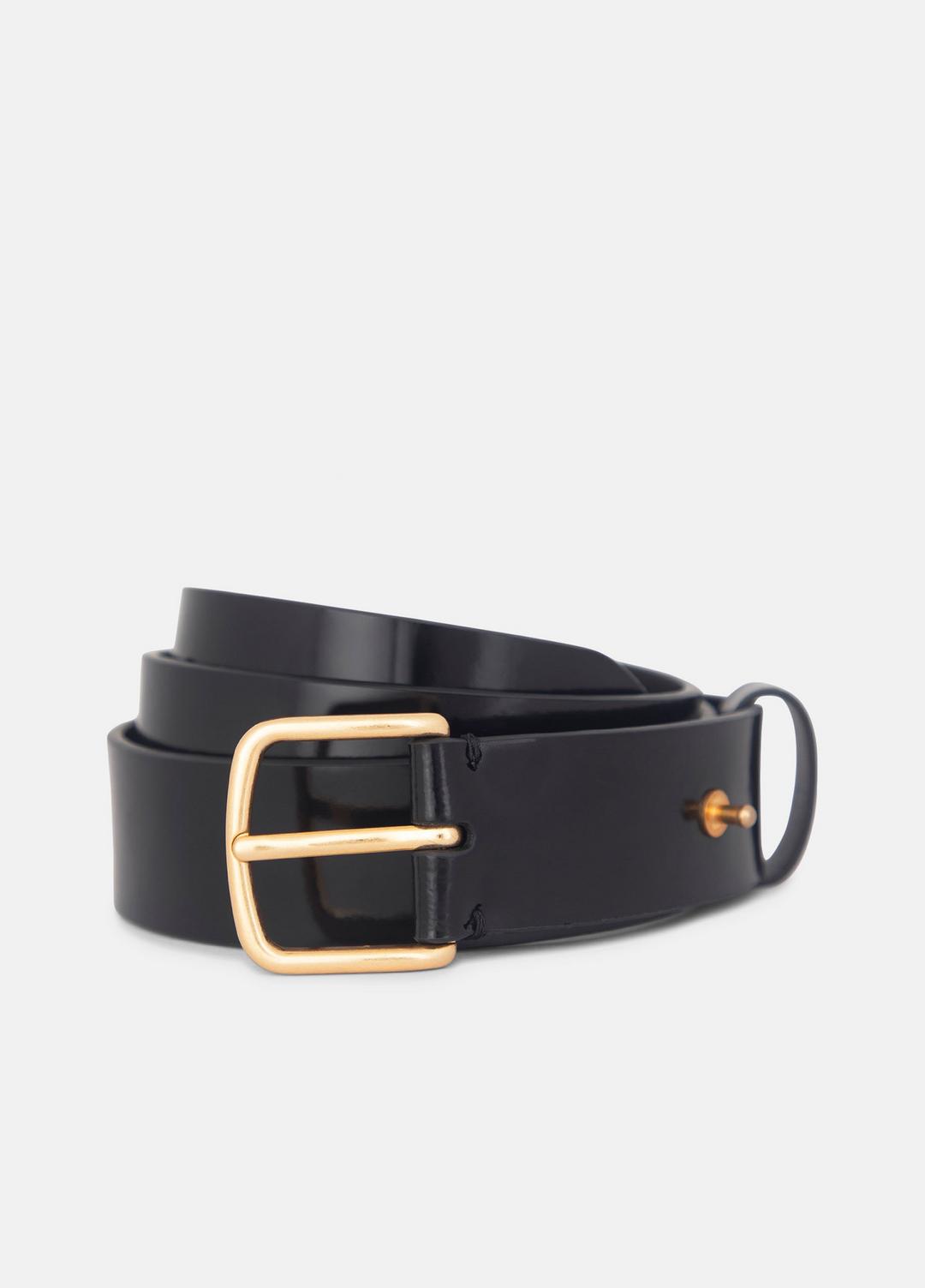 VINCE Women Women's 32mm Smooth Leather Belt in Belts