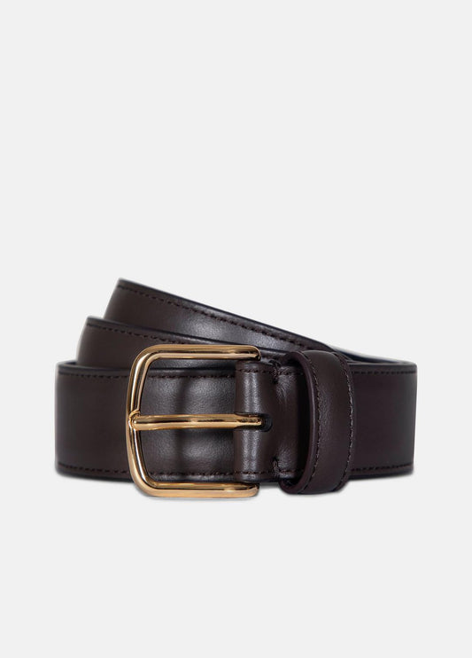 VINCE Women Women’s 32mm Stitched Leather Belt in Belts