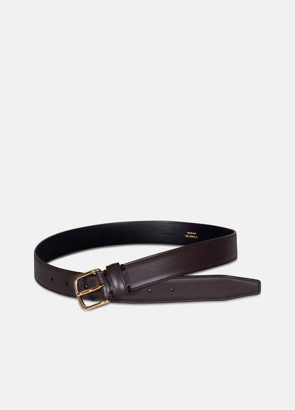 VINCE Women Women’s 32mm Stitched Leather Belt in Belts