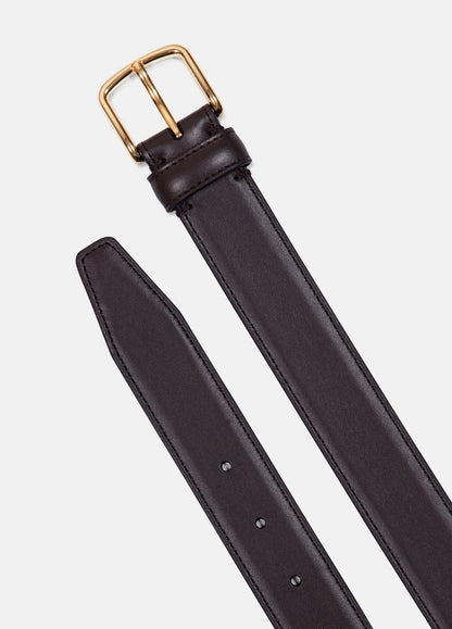VINCE Women Women’s 32mm Stitched Leather Belt in Belts
