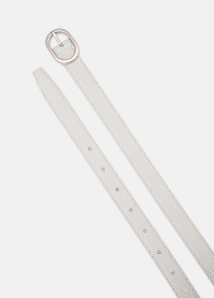 VINCE Women Women’s 20mm Stitched Lizard-Embossed Leather Belt in Belts