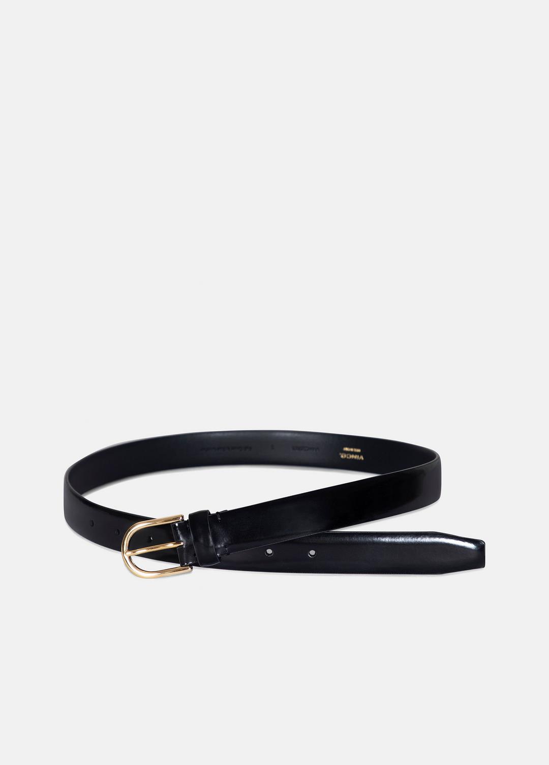 VINCE Women Women’s 25mm Spazzolato Leather Belt in Belts