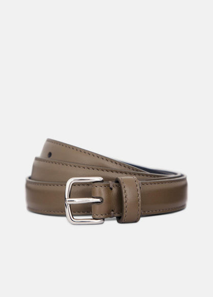 VINCE Women Women’s 20mm Stitched Leather Belt in Belts