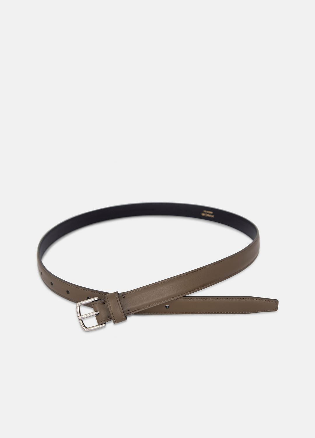 VINCE Women Women’s 20mm Stitched Leather Belt in Belts