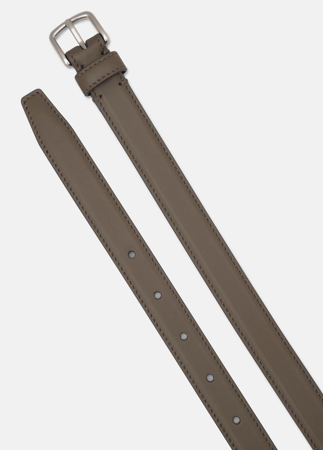VINCE Women Women’s 20mm Stitched Leather Belt in Belts