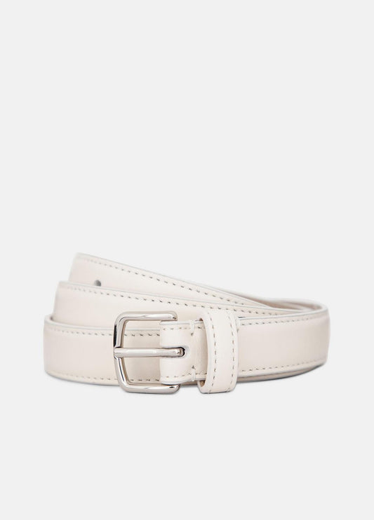 VINCE Women Women’s 20mm Stitched Leather Belt in Belts