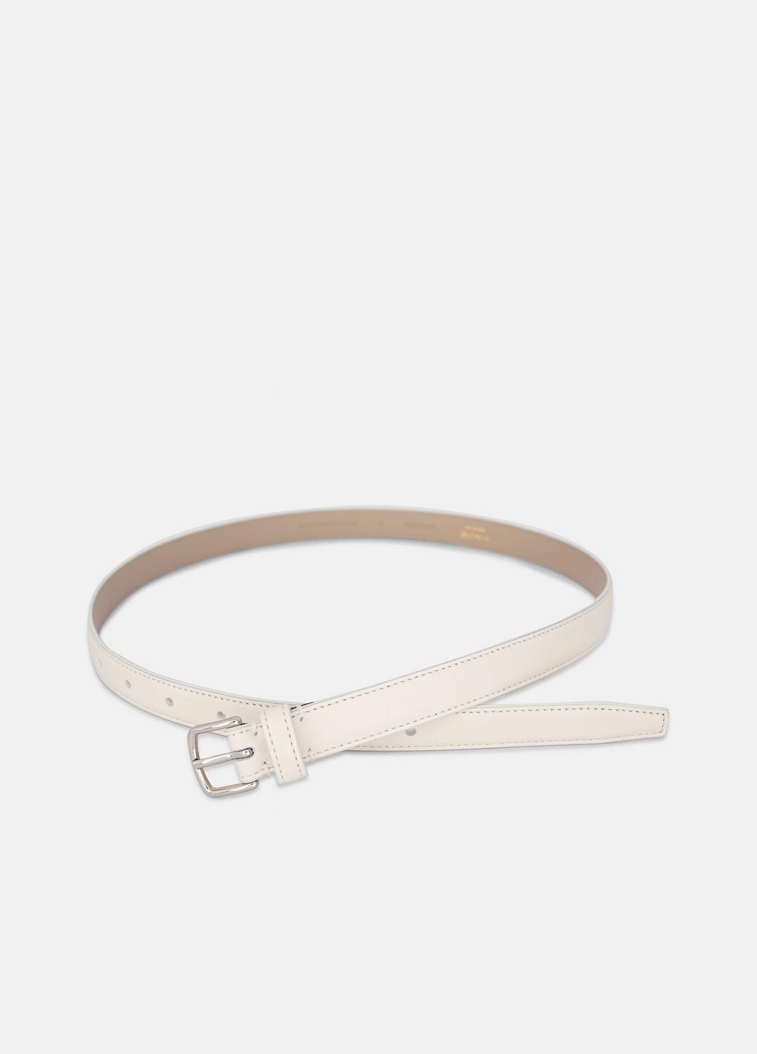 VINCE Women Women’s 20mm Stitched Leather Belt in Belts