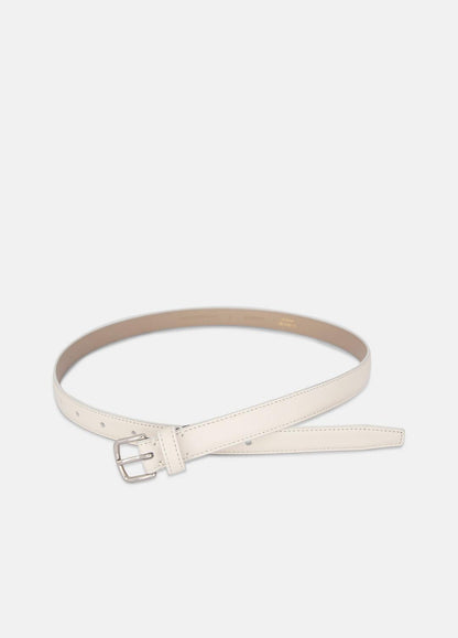 VINCE Women Women’s 20mm Stitched Leather Belt in Belts