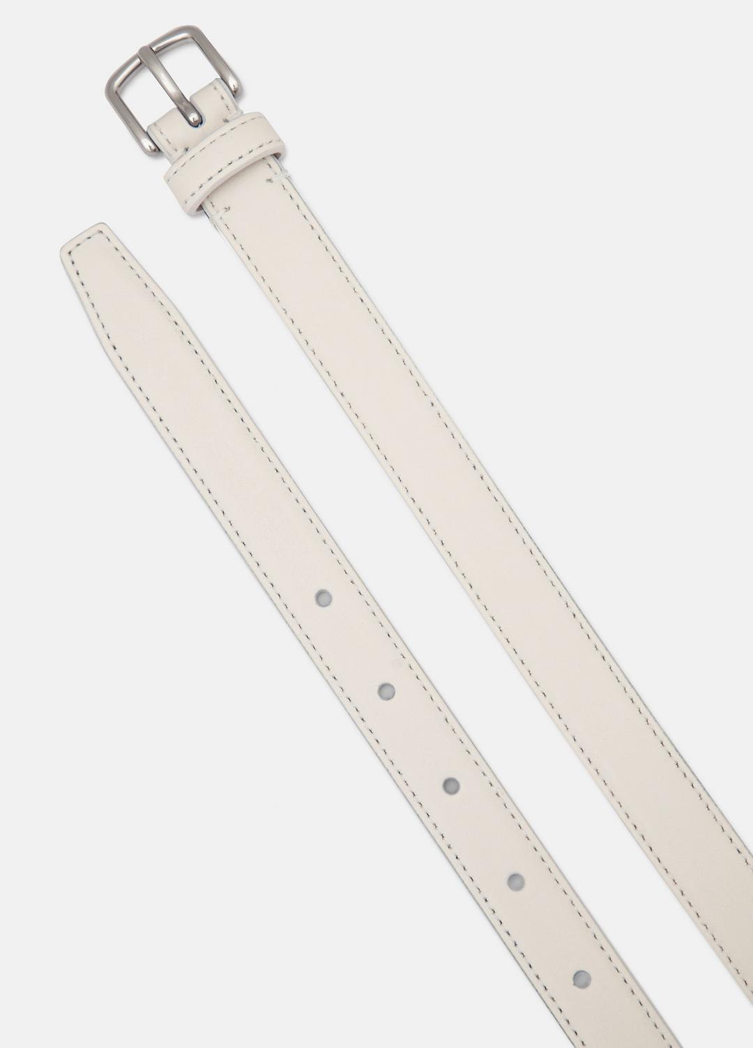 VINCE Women Women’s 20mm Stitched Leather Belt in Belts