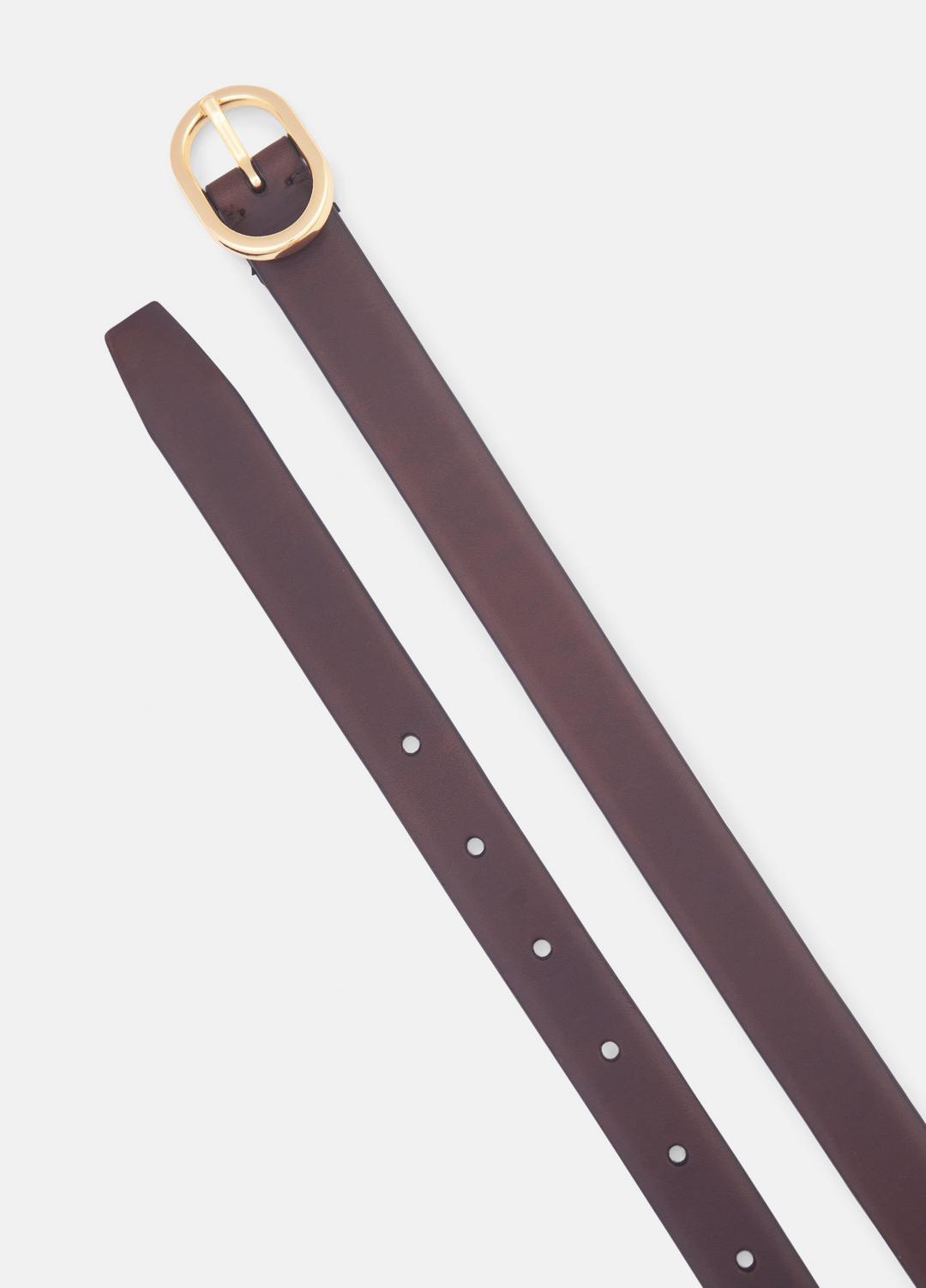 VINCE Women Women's 20mm Spazzolato Leather Belt in Belts