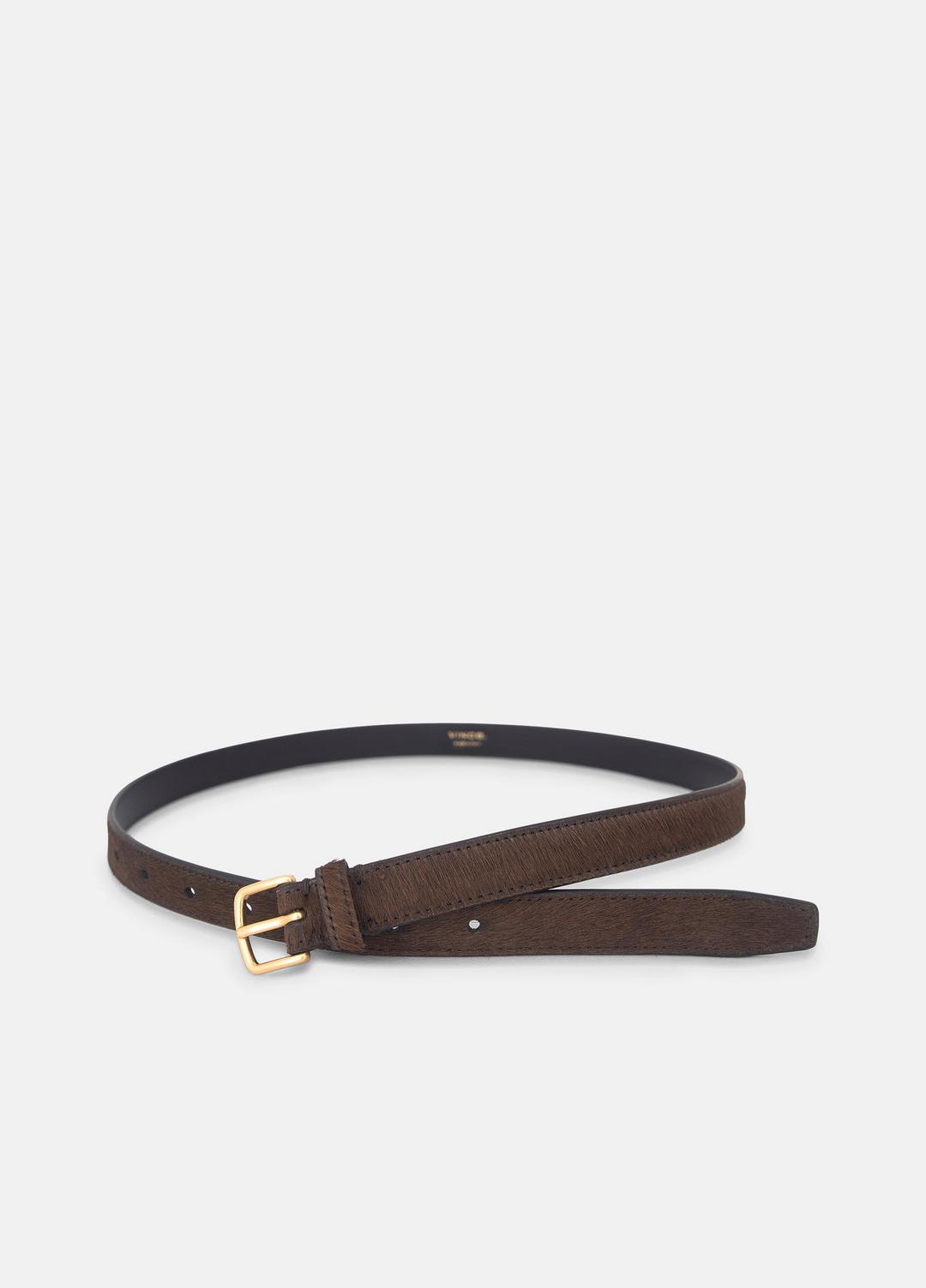 VINCE Women Women's 20mm Calf Hair Belt in Belts