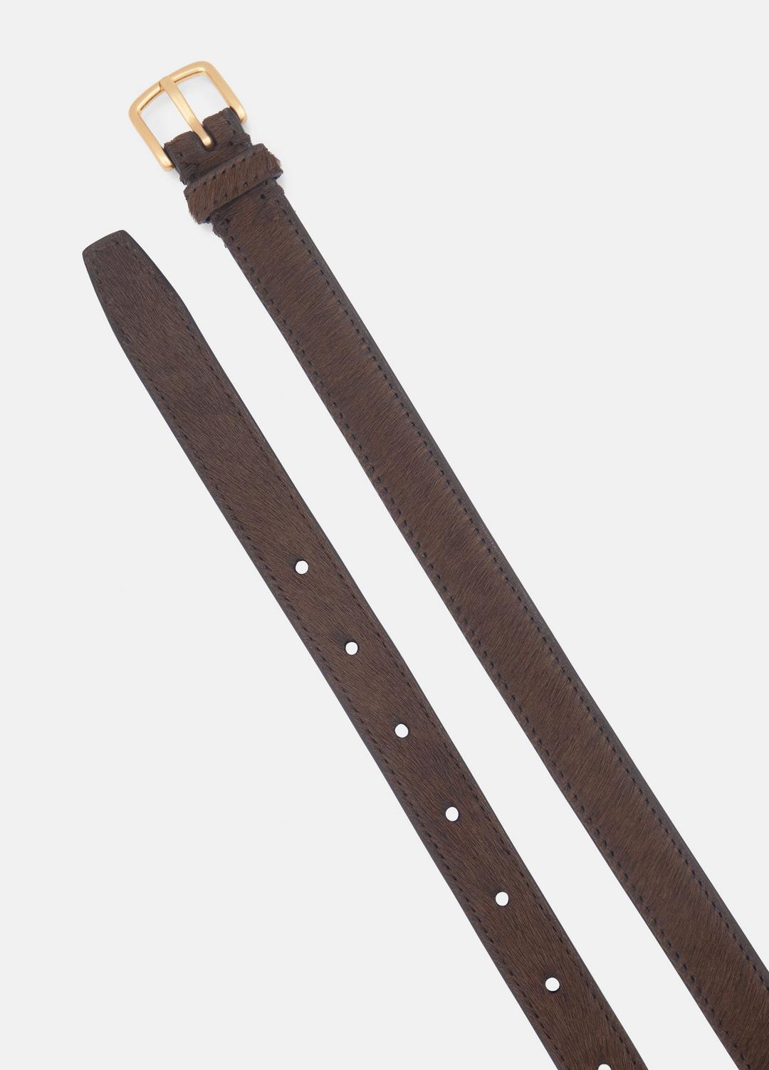 VINCE Women Women's 20mm Calf Hair Belt in Belts