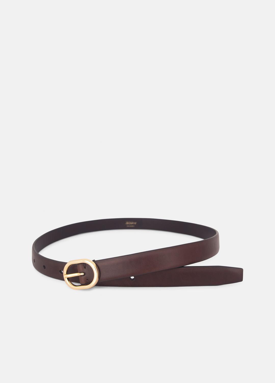 VINCE Women Women's 20mm Spazzolato Leather Belt in Belts