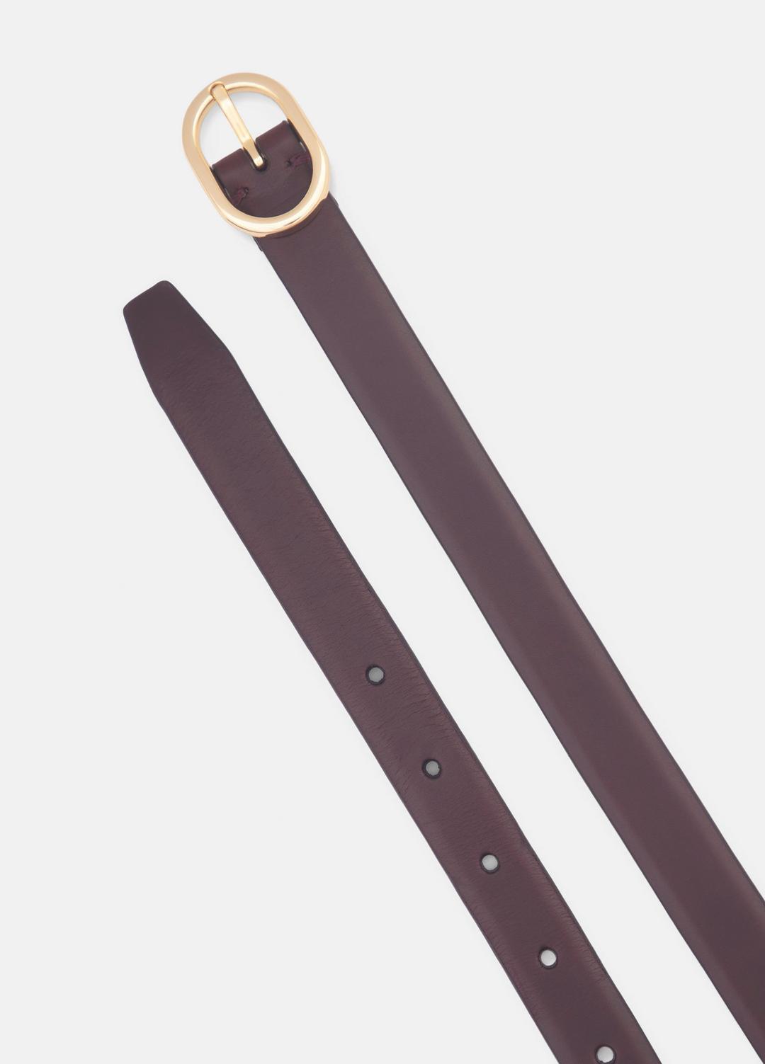 VINCE Women Women's 20mm Spazzolato Leather Belt in Belts