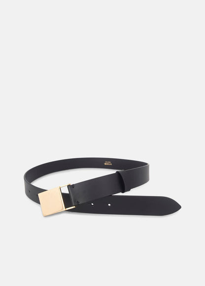 VINCE Women Women's 30mm Plaque Leather Belt in Belts