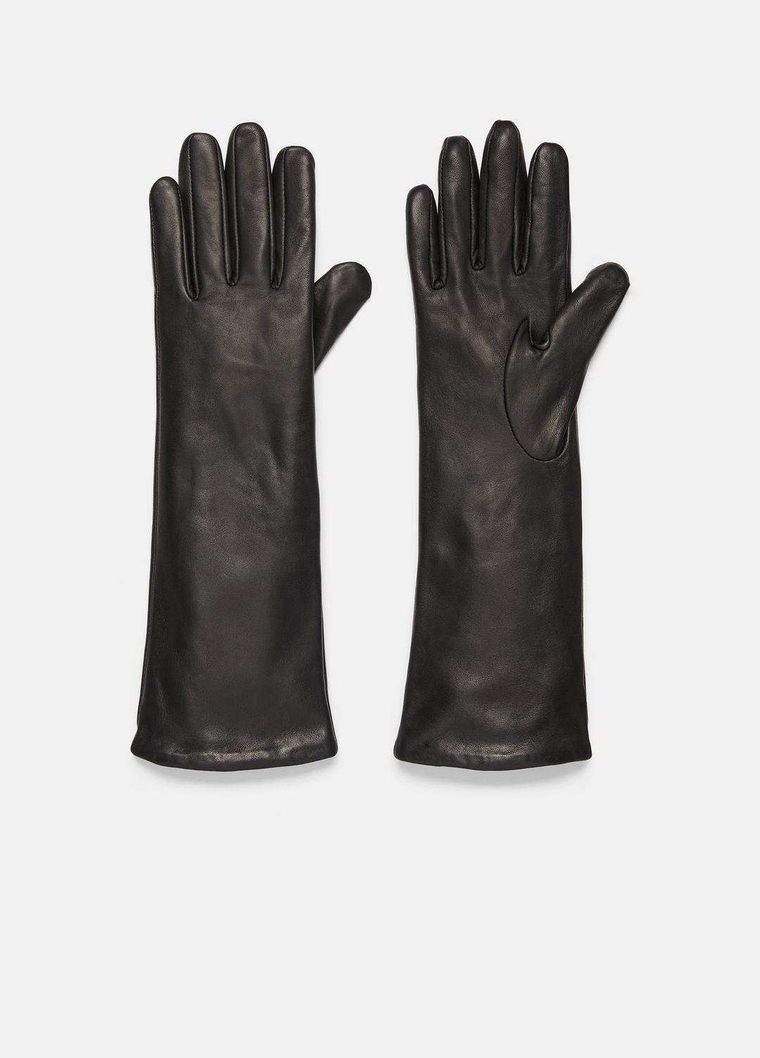 VINCE Women Cashmere-Lined Medium Leather Glove in Gloves